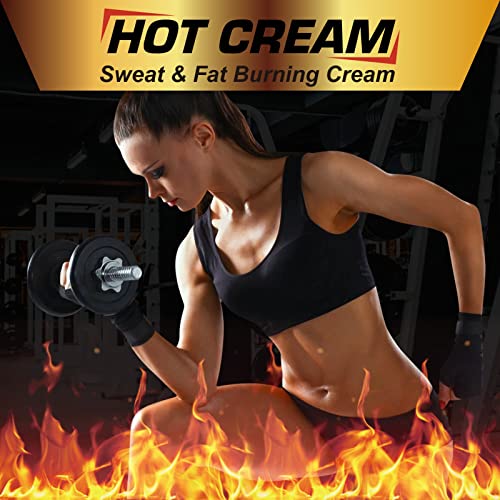 Hot Sweat Cream, Fat Burning Cream for Belly, Natural Sweat Enhancer Cream for Men 