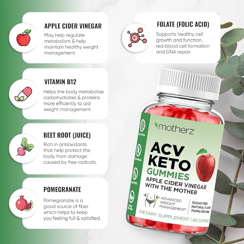 Keto ACV Gummies Advanced Weight Loss - Sugar Free ACV Keto Gummies for Weight Loss Motherz
