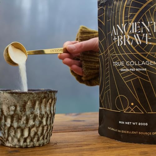 Ancient + Brave True Collagen 200g - Grass-Fed Bovine Collagen Powder - 100% Hydrolysed Collagen Ancient + Brave
