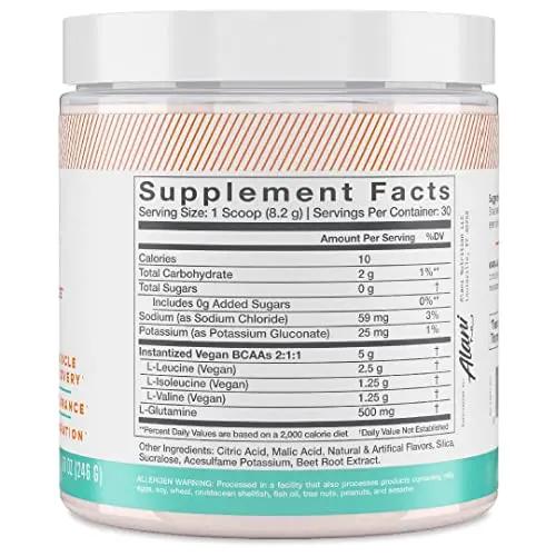 Alani Nu Breezeberry Pre Workout and BCAA Hawaiian Shaved Ice Post Workout Powder Bundle | L-Theanine, Beta-Alanine, Citrulline | Branch Chain Essential Amino Acids | 30 Servings per Container