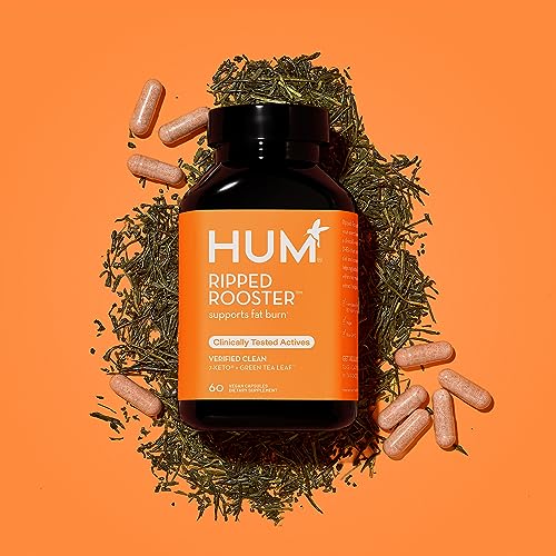 HUM Ripped Rooster - Natural Green Tea Supplement to Boost Metabolism, Control Cravings