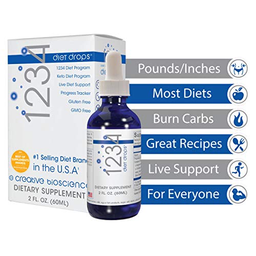 Creative Bioscience 1234 Diet Drops for Women & Men, Diet Drops for Weight Management