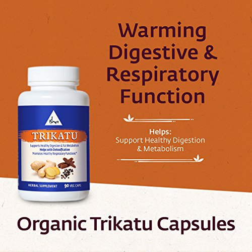ISHA Organic Trikatu Supplements - Promotes Digestion and Metabolism, Supports Detoxification ISHA