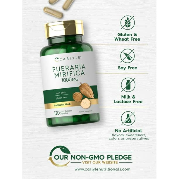 IKJ Pueraria Mirifica Extract 1000mg 120 Capsules IKJ