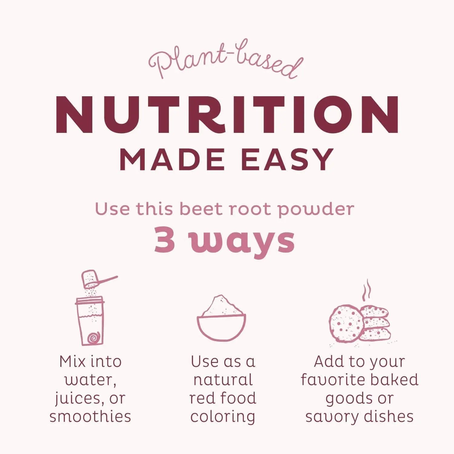 KOS Organic Beet Root Powder + Organic Beet Root Capsules Bundle