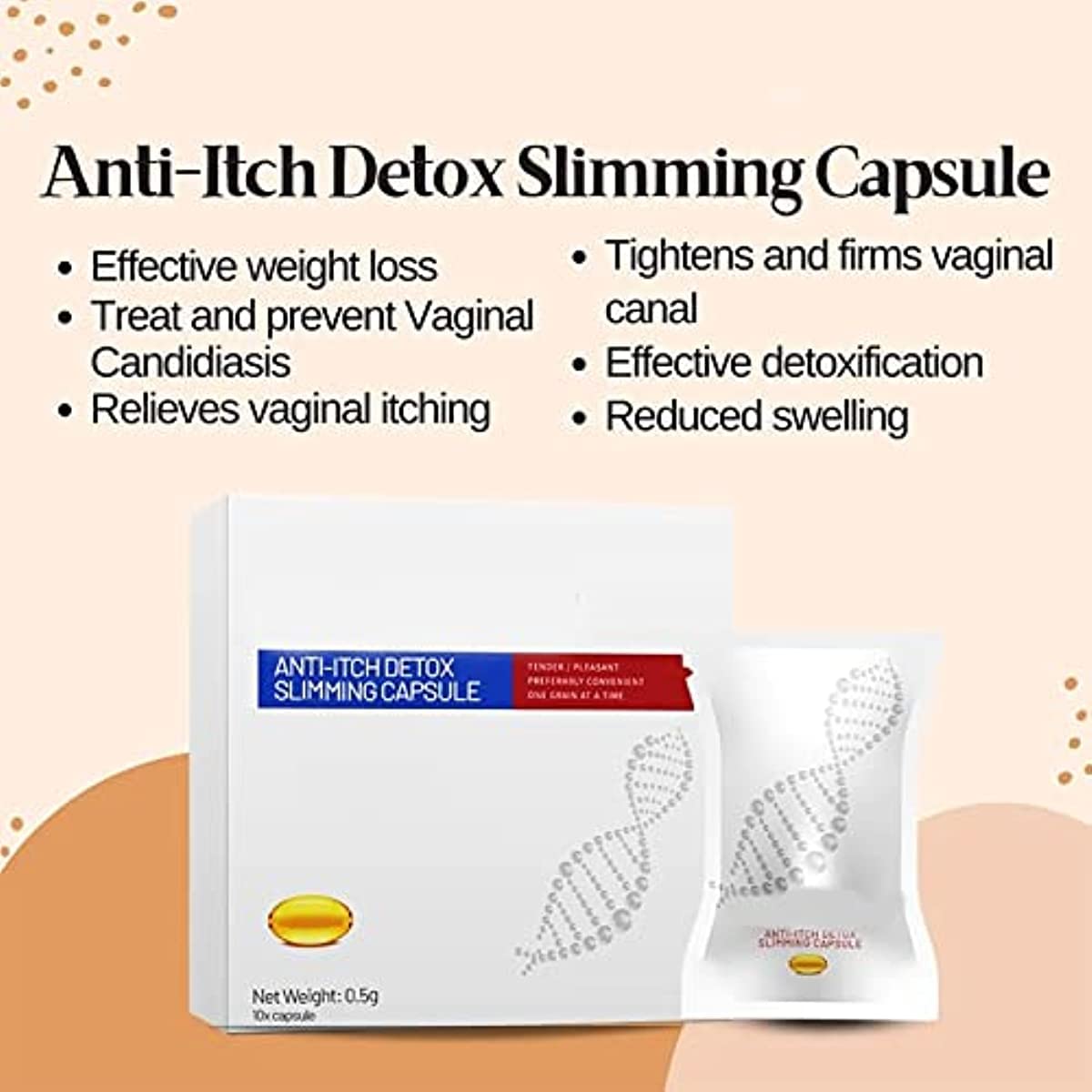 iscentan Soothe&Slim Anti-Itch Detox Slimming Capsule,Instant Anti-Itch Detox Slimming iscentan