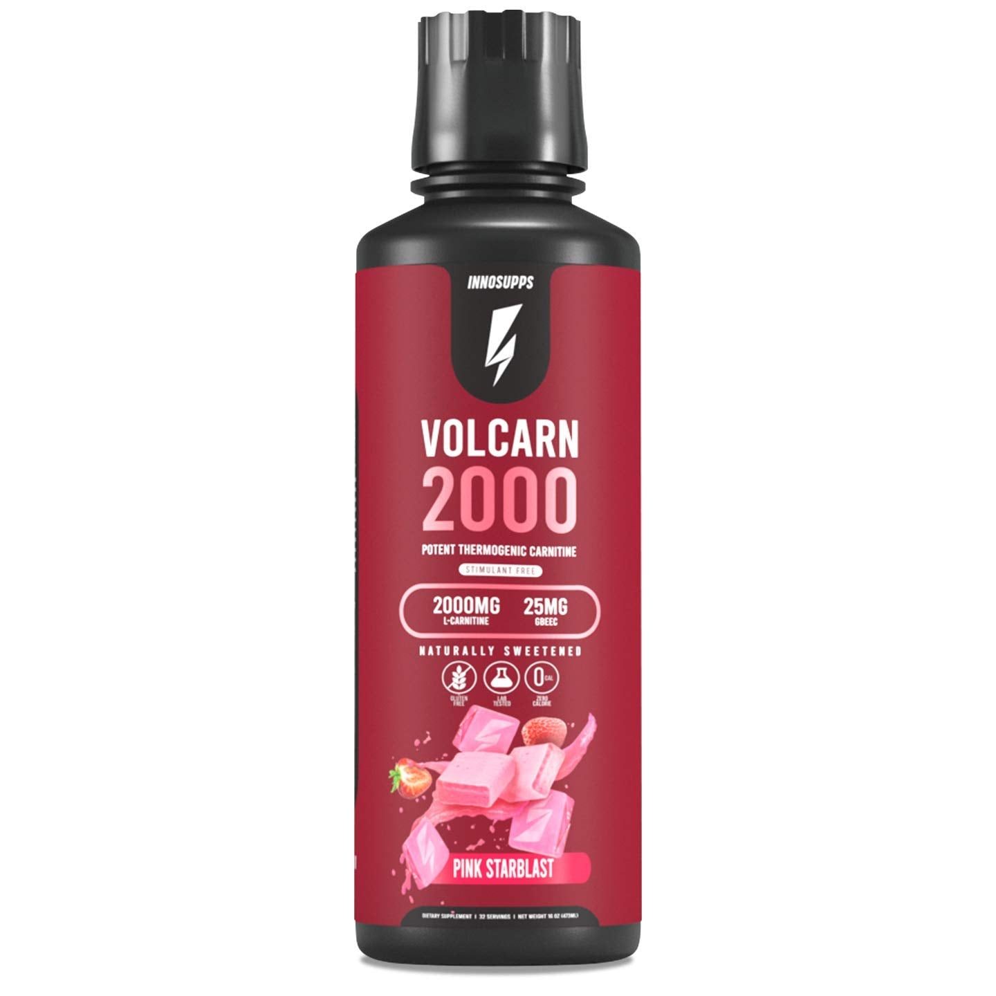 InnoSupps Volcarn 2000 - Advanced Fat Burning Liquid | L-Carnitine,GBEEC, Boost Energy