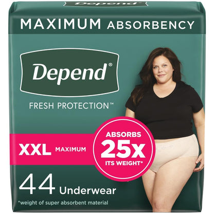 Depend Fresh Protection Adult Incontinence Underwear for Women