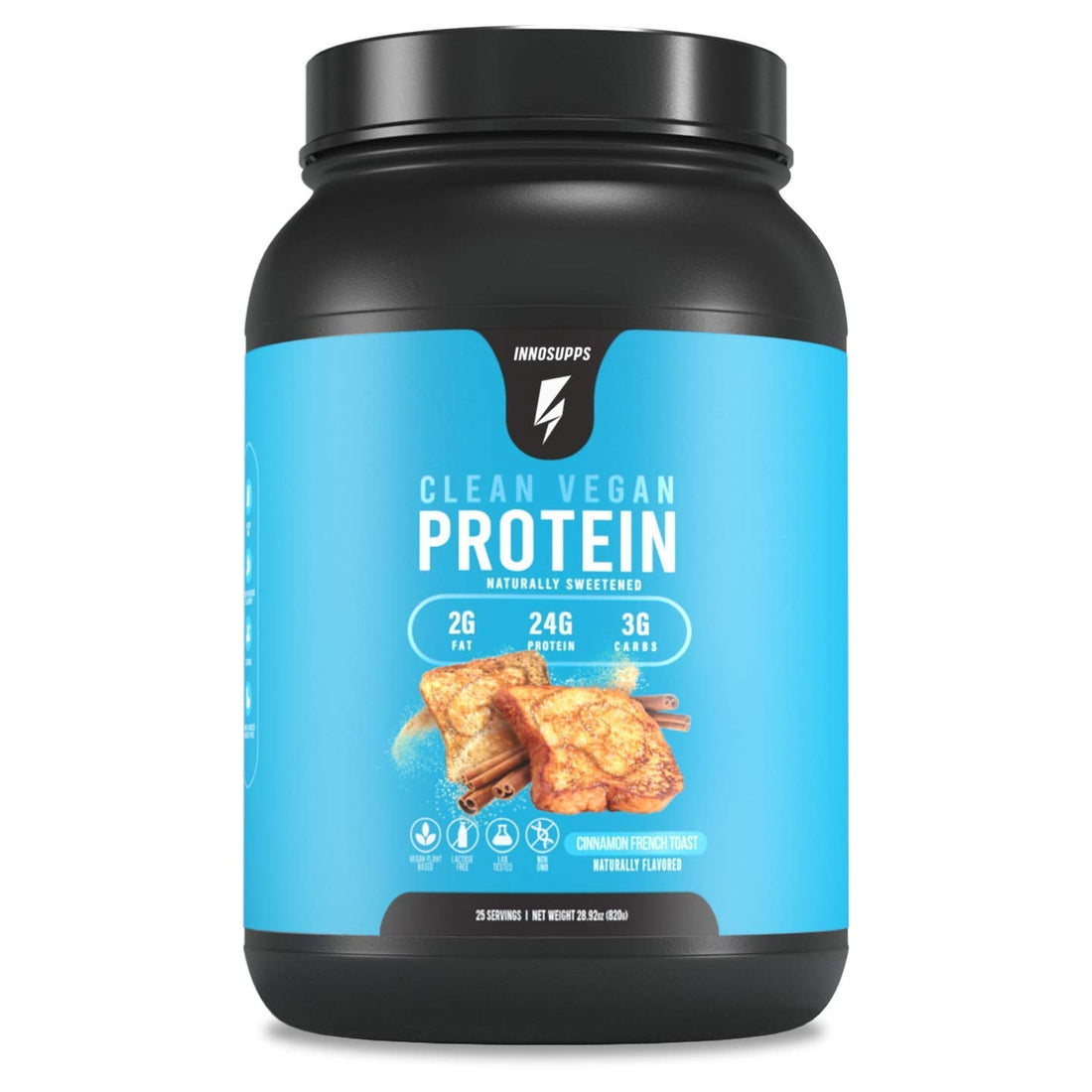 InnoSupps Clean Vegan Protein - Plant Based, Vegan, Natural, No Artificial Sweeteners