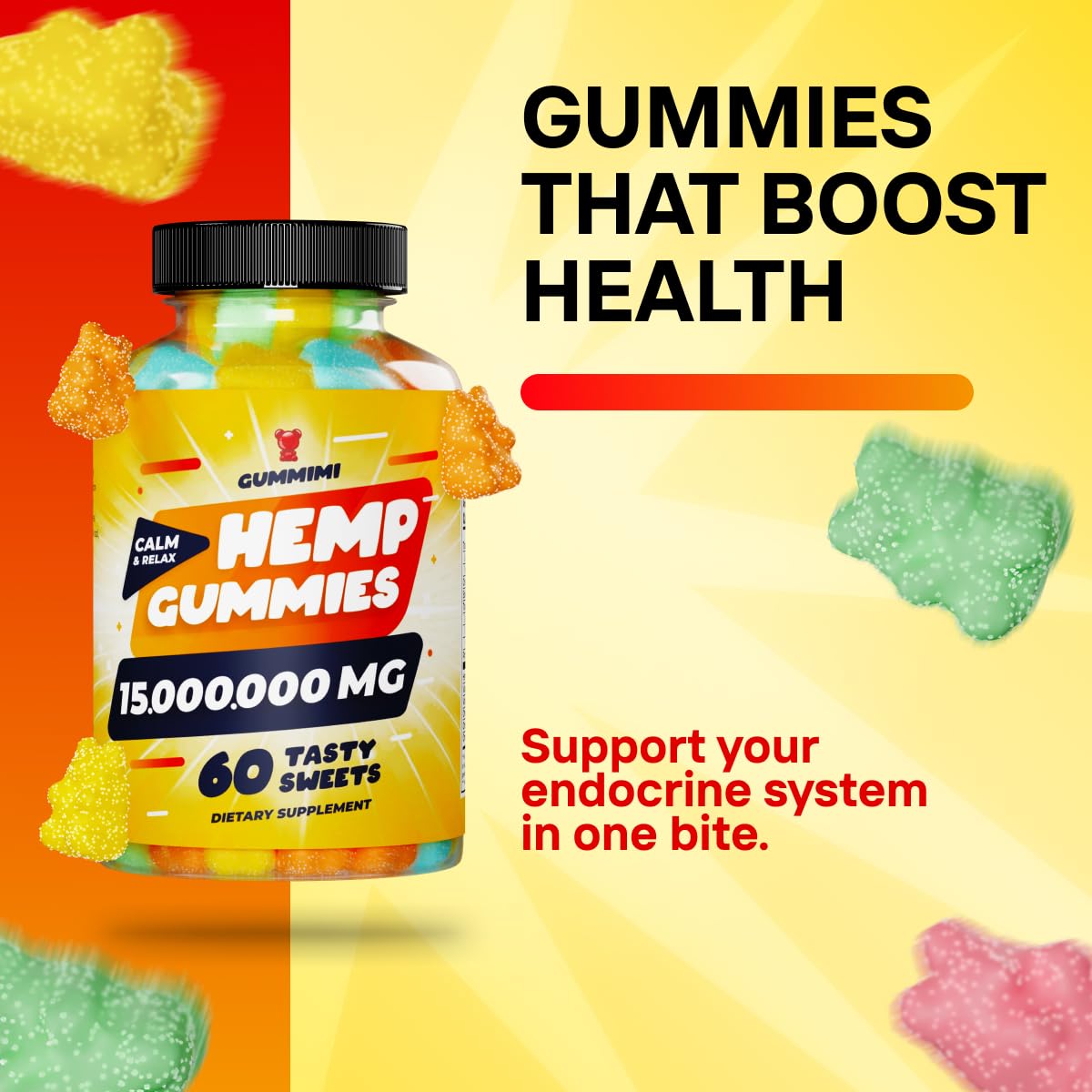 Hеmp Gummies – 15,000,000 – High Potency Comforting Hеmp Oil – Ease Worries GummiMi