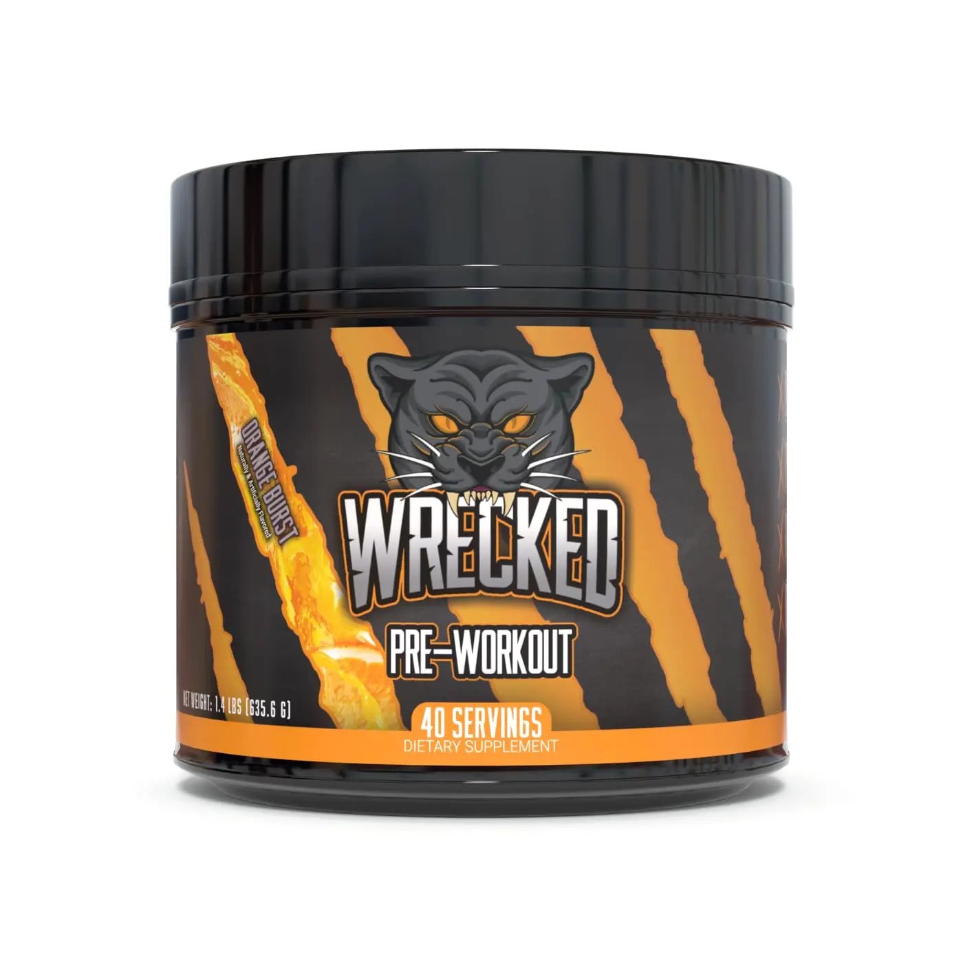 Huge Supplements Wrecked Pre-Workout, 30G+ Ingredients Per Serving to Boost Energy
