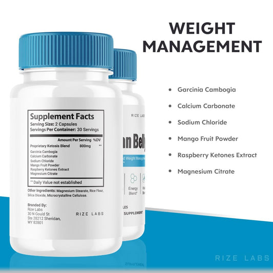 (2 Pack) Ikaria Lean Belly Juice Capsules for Weight Loss - IkariaLeanBelly Advanced rize labs