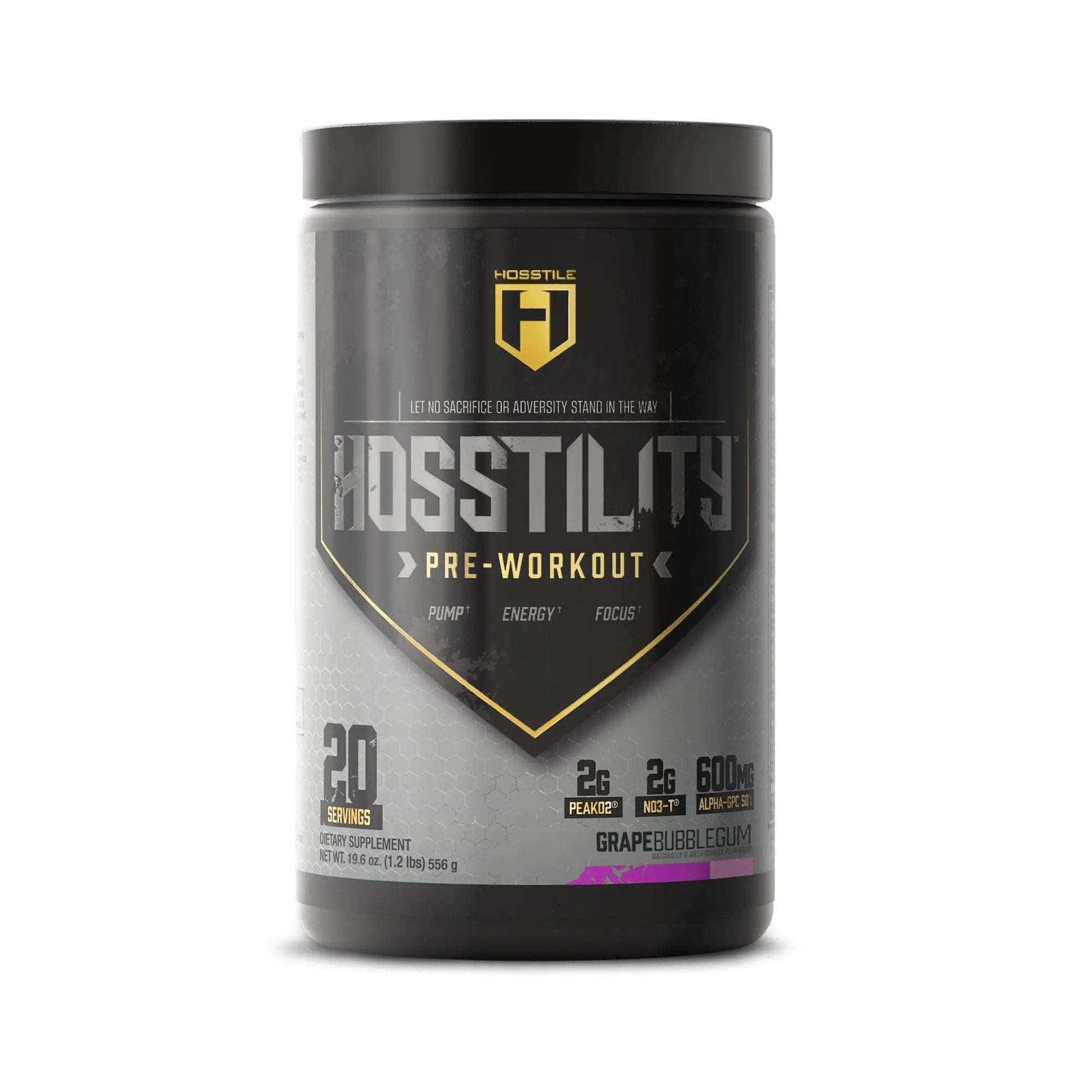 HOSSTILE Hosstility Pre Workout, All-in-One Pre Workout Powder for Men and Women