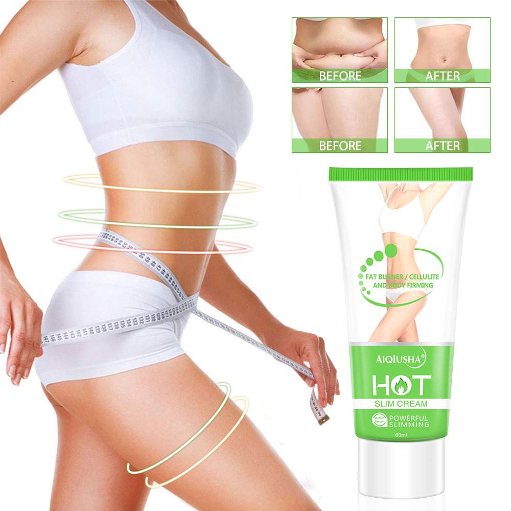 Hot Cream 2 Pack, Cellulite Slimming & Firming Cream, Body Fat Burning Massage Gel AIQIUSHA