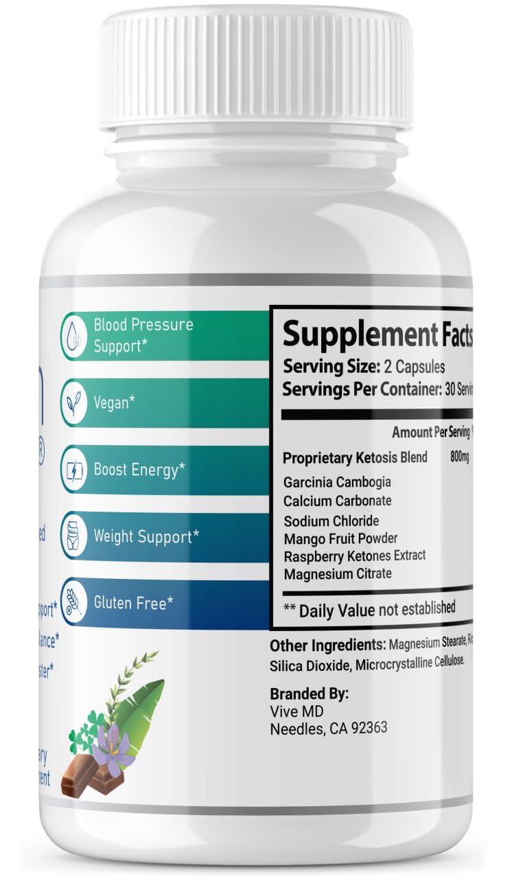 Lean Bliss Official Formula for Maximum Strength - Natural Slim Capsule Advanced Metabolism VIVE MD