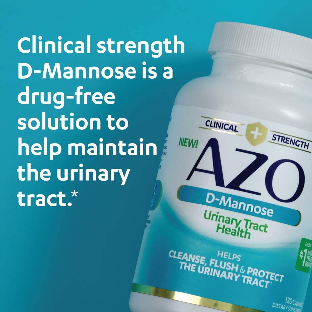 AZO Dual Protection, Urinary + Vaginal Support, Prebiotic Plus Clinically Proven Women’s AZO