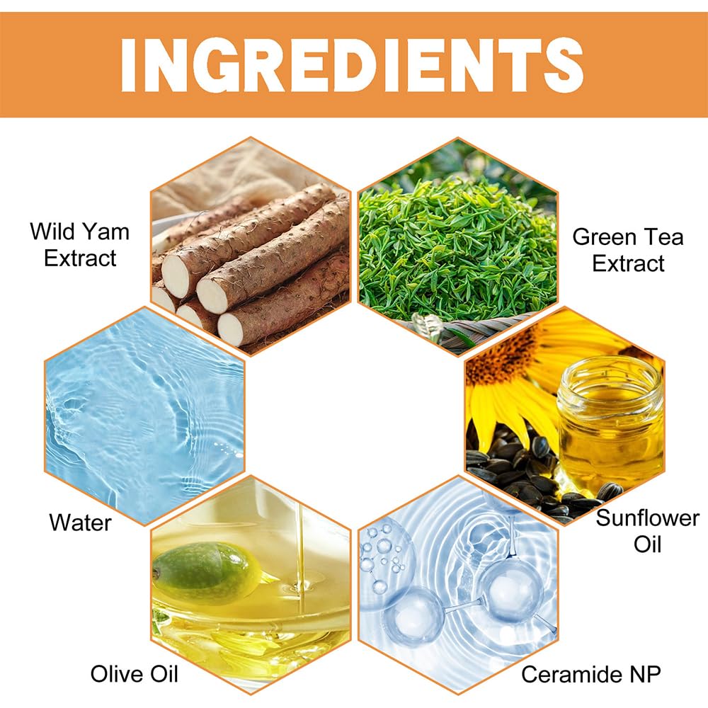 Aniswan Yam Cream, Wild Yam Cream - Annas Wild Yam Cream Organic for Hormone Balance POMNZXC