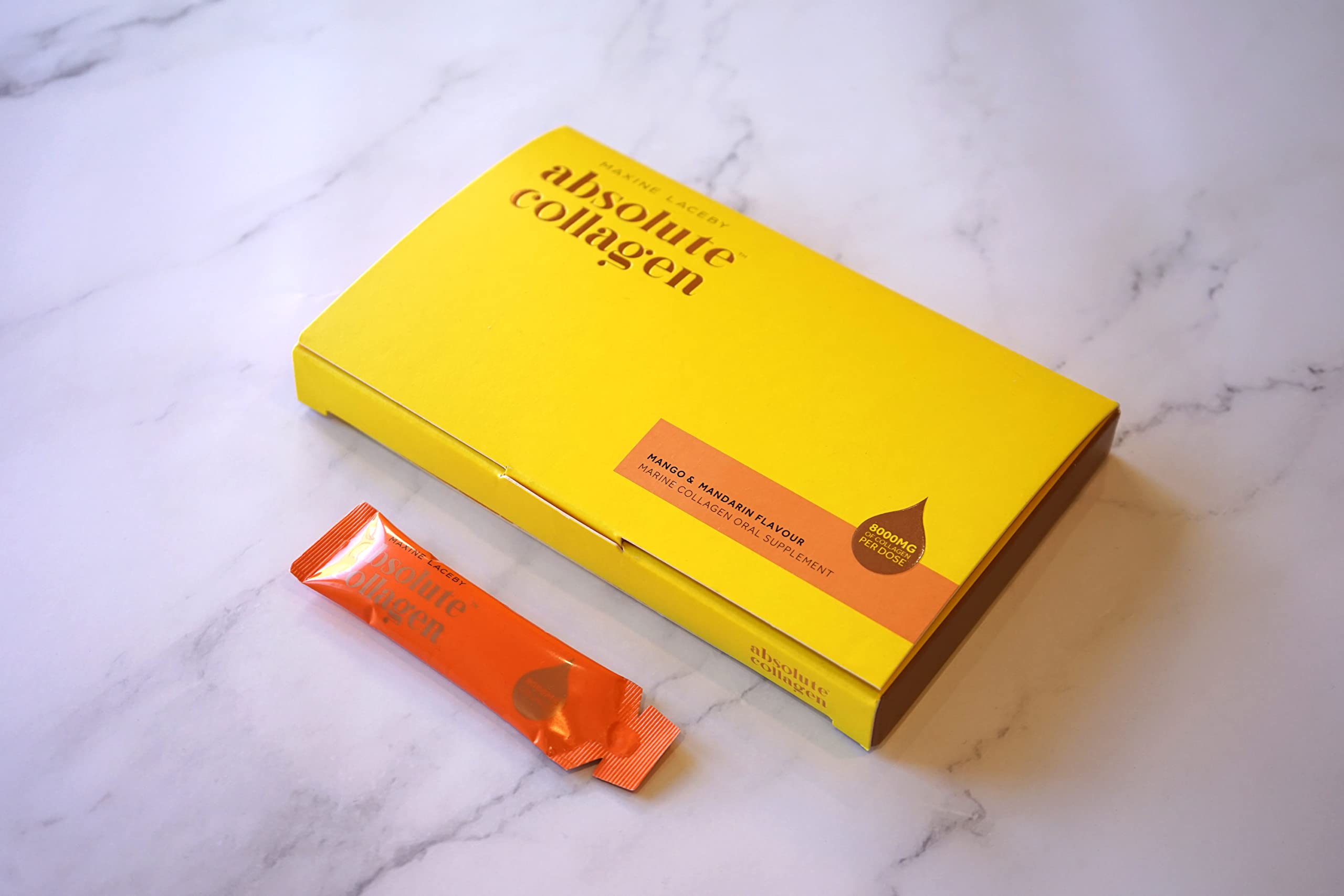 Absolute Collagen Marine Liquid Collagen Supplement for Women - 8000mg Collagen in Each Sachet Absolute Collagen