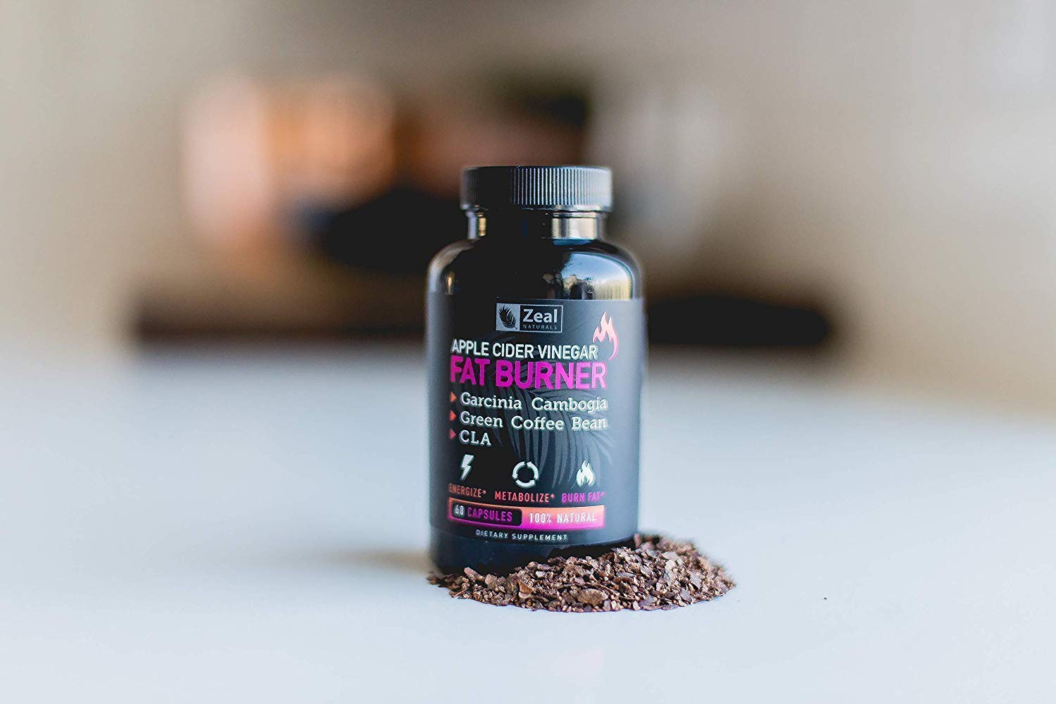 Apple Cider Vinegar Weight Management Pills for Women - Garcinia Cambogia + w. CLA Zeal Naturals