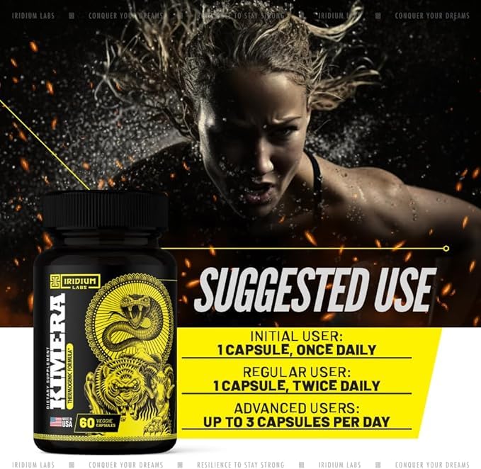 Iridium Labs Kimera Thermogenic Fat Burner - Weight Loss Supplement & Energy Booster Iridium Labs