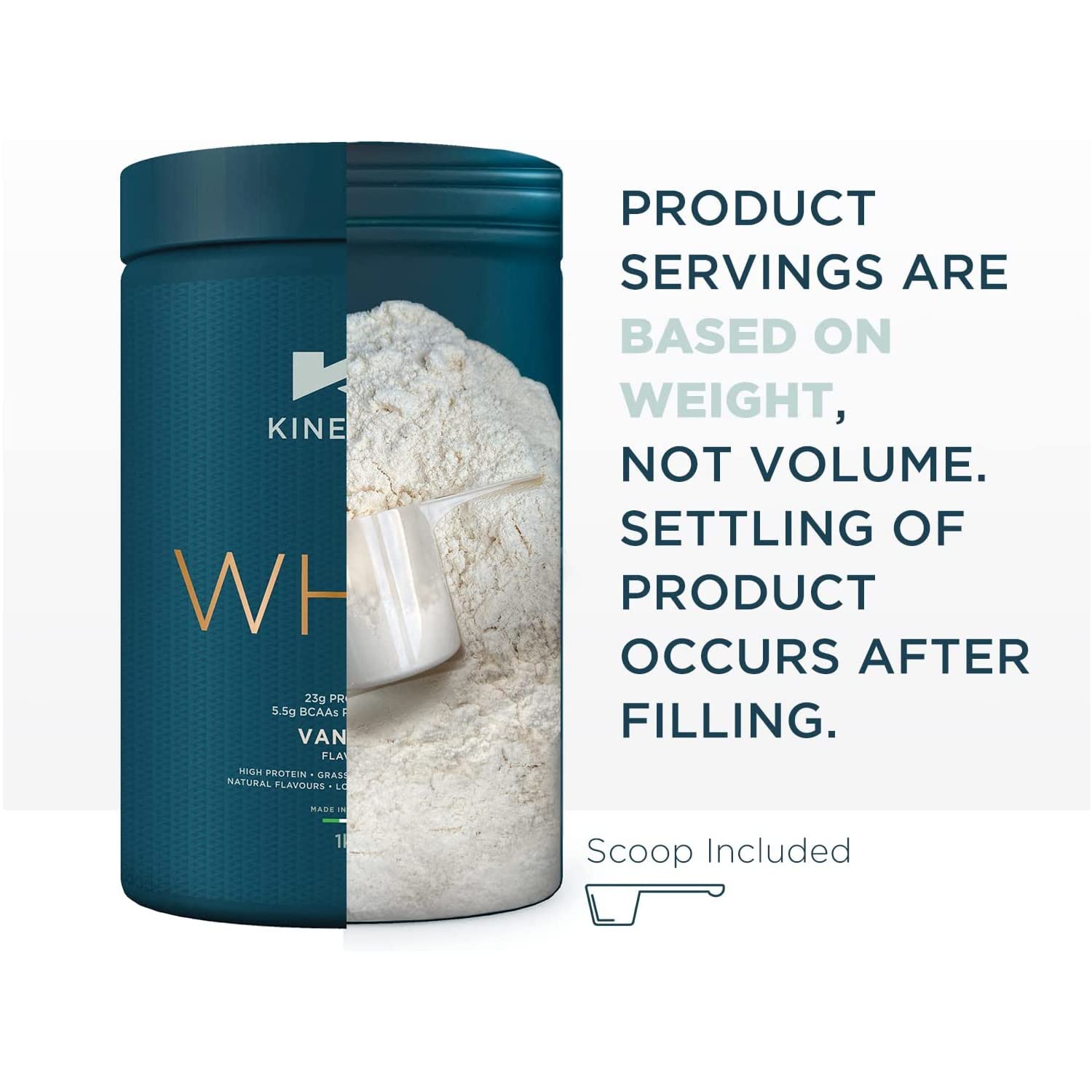 Kinetica Premium Whey Protein Powder | Grass Fed | Chocolate | 4.5kg | 150 Servings Kinetica