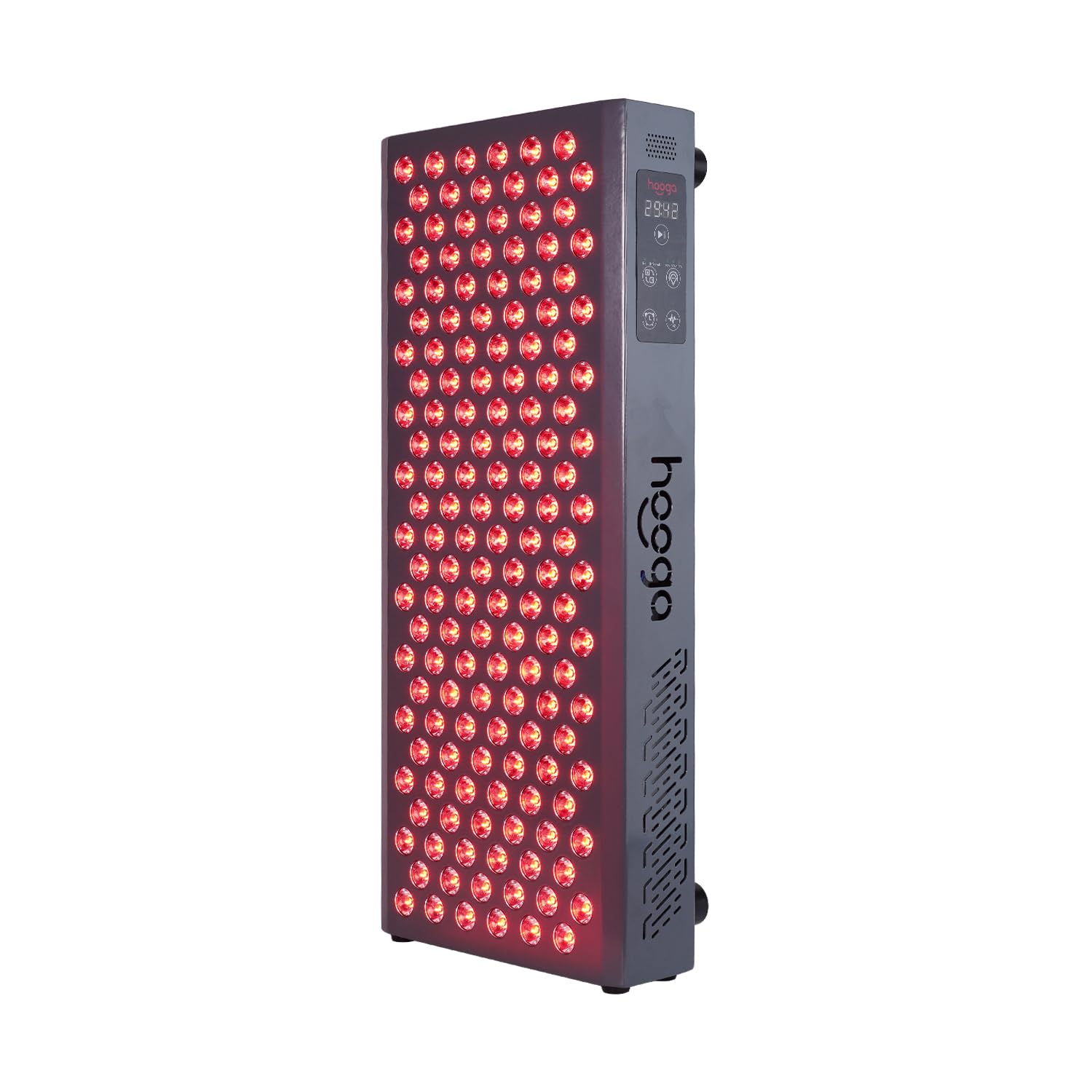 Hooga Red Light Therapy, Red Near Infrared LED Panel, 150 Quad Chip Flicker Free LEDs, Ultra Series