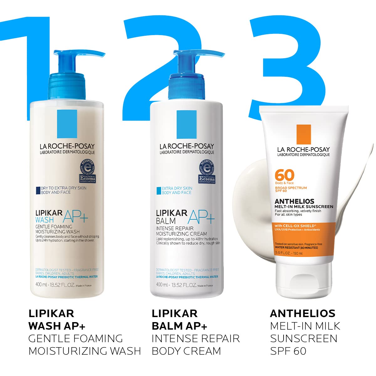 La Roche-Posay Anthelios Melt-In Milk Body & Face Sunscreen SPF 60 La Roche-Posay