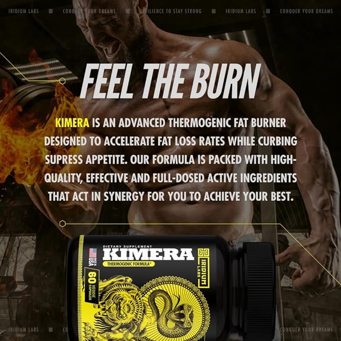 Iridium Labs Kimera Thermogenic Fat Burner - Weight Loss Supplement & Energy Booster Iridium Labs