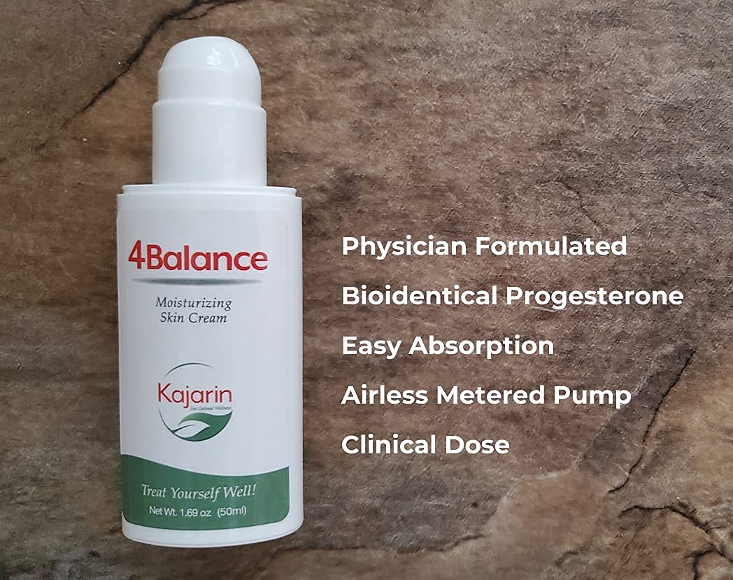 Kajarin 4 Balance Progesterone Cream for Women - Physician Formulated, Bio-Identical Progesterone Kajarin