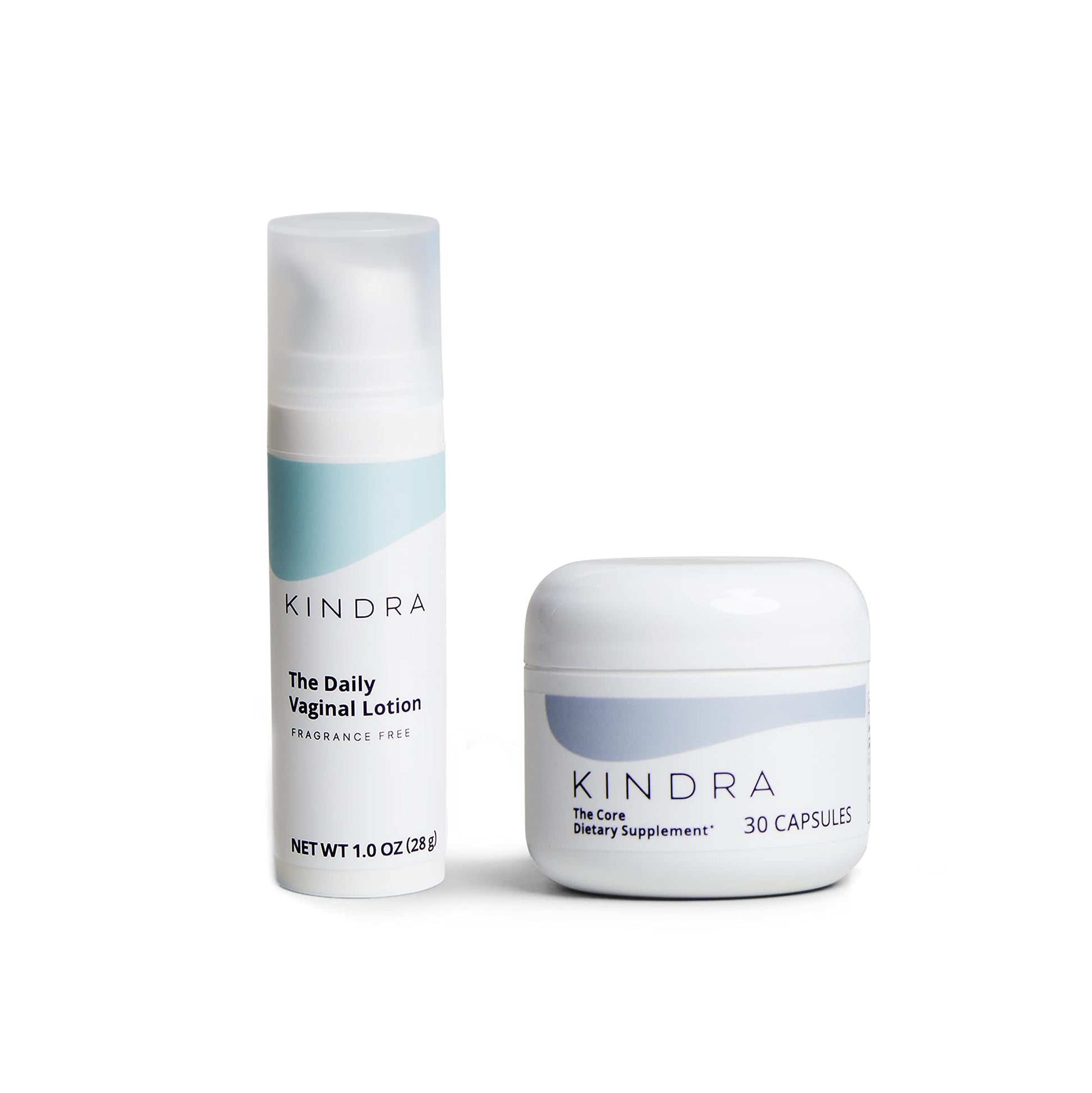 Kindra Essentials Bundle - Intimate Vaginal Moisturizer & Core Supplements - Perimenopause