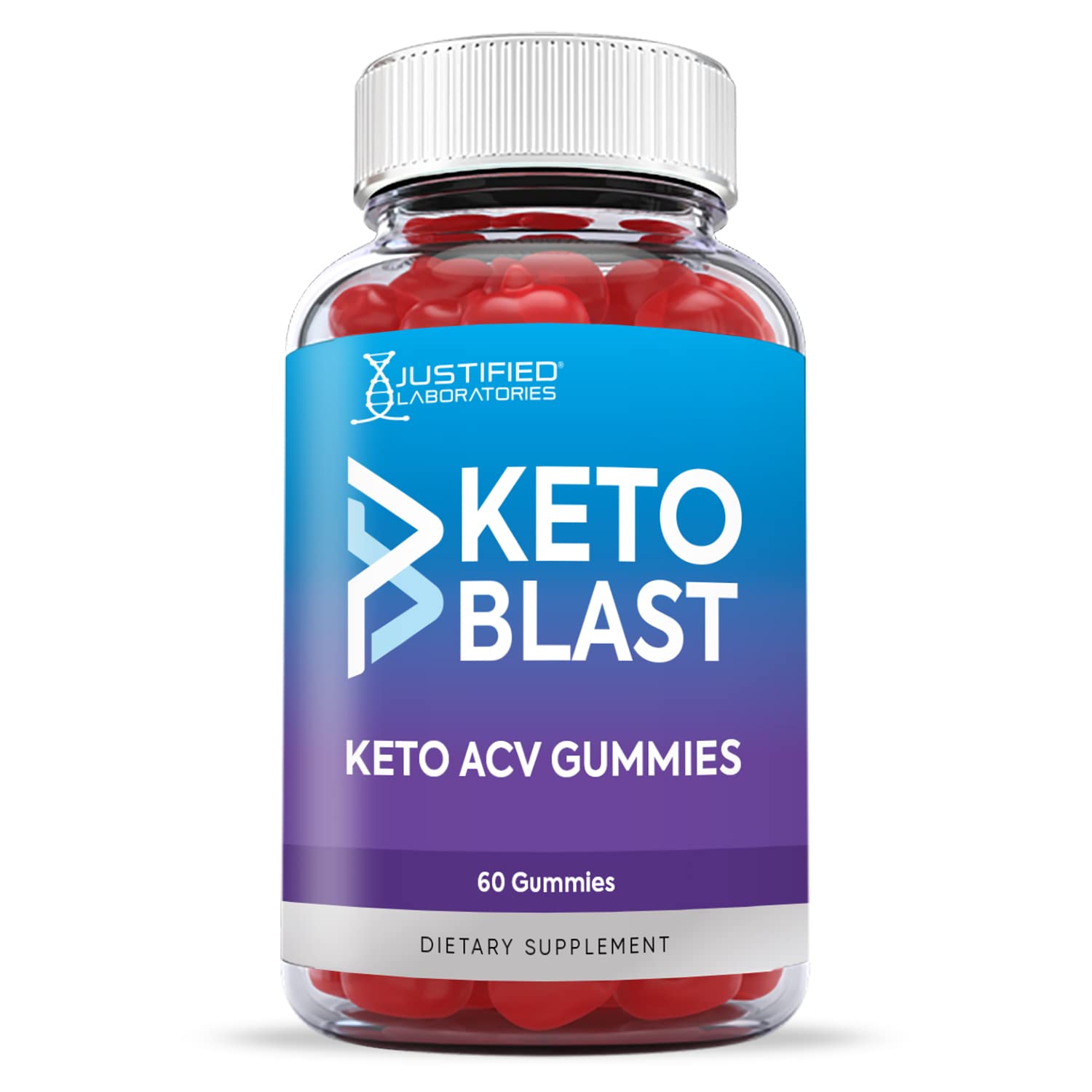 Justified Laboratories (2 Pack) Keto Blast Gummies 1000MG ACV with Pomegranate Juice Justified Laboratories