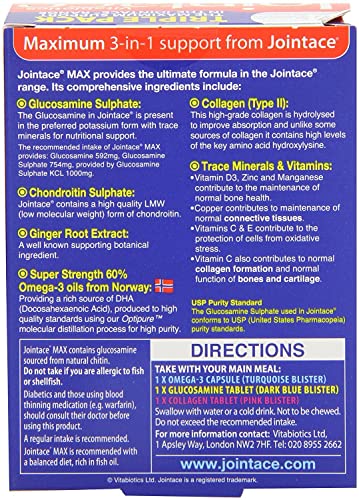 Jointace Vitabiotics Max, 84 Count (Pack of 1) Vitabiotics