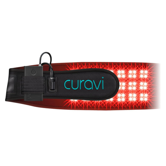 CURAVI Ultra™ Wearable Red Light Therapy Belt for Lower Back Pain Relief - 84 Diodes - Non-Invasive