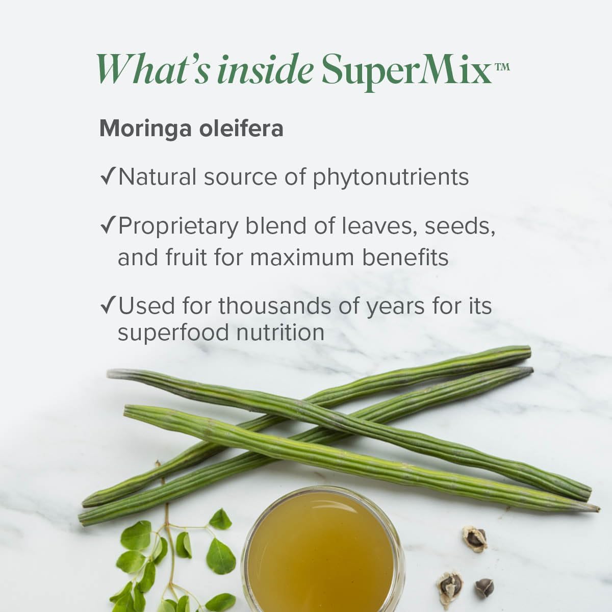 Isagenix SuperMix - Premium Moringa Superfood Powder with Phytonutrients Isagenix