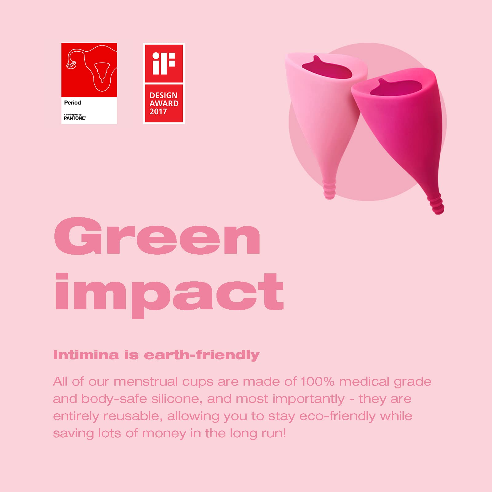 Intimina Ziggy Cup 2 - Extra-Thin Reusable Menstrual Disc, Period Cup, Disposable Menstrual Cup INTIMINA