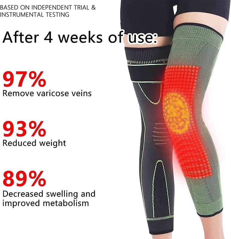 KNEECA Tourmaline Acupressure Selfheating Knee Sleeve, Tourmaline Acupressure Self XTRYTRUI