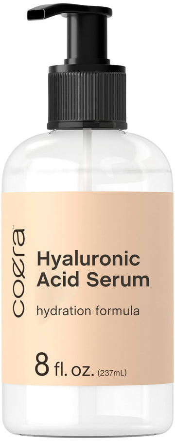 Hyaluronic Acid Serum for Face & Skin | 8 oz | Paraben & SLS Free Moisturizer | Packaging