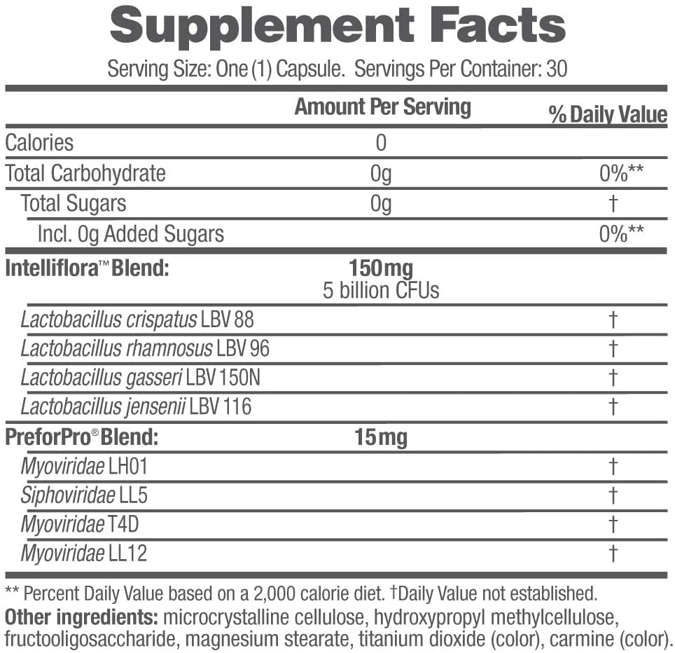 AZO Dual Protection, Urinary + Vaginal Support, Prebiotic Plus Clinically Proven Women’s AZO