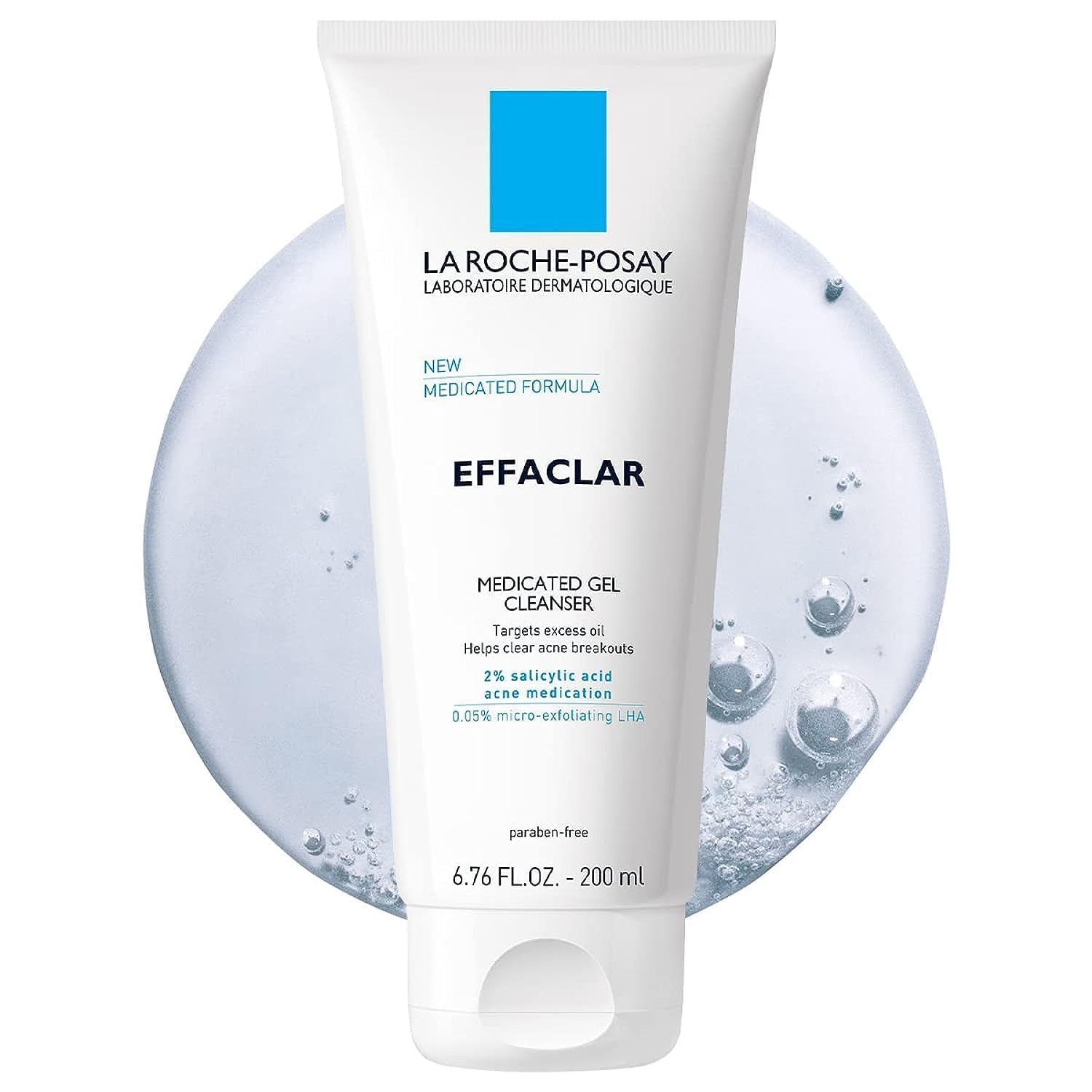 La Roche-Posay Effaclar Medicated Gel Facial Cleanser, Foaming Acne Face La Roche-Posay