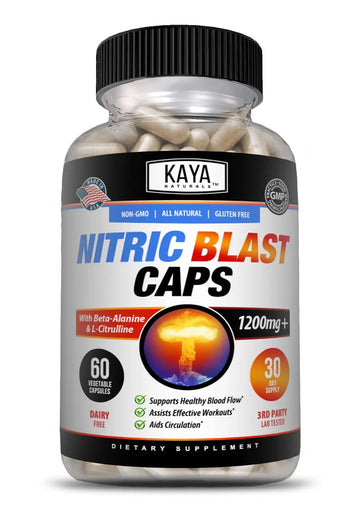 Kaya Naturals - Nitric Blast Potent All-Natural Herbal Supplement for Maximum Health Benefits