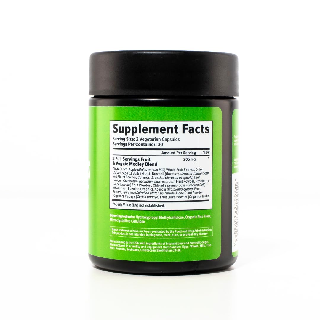 InnoSupps Full Spectrum Reds & Greens | PhytoServ, 2 Servings of Fruits + Veggies Per InnoSupps