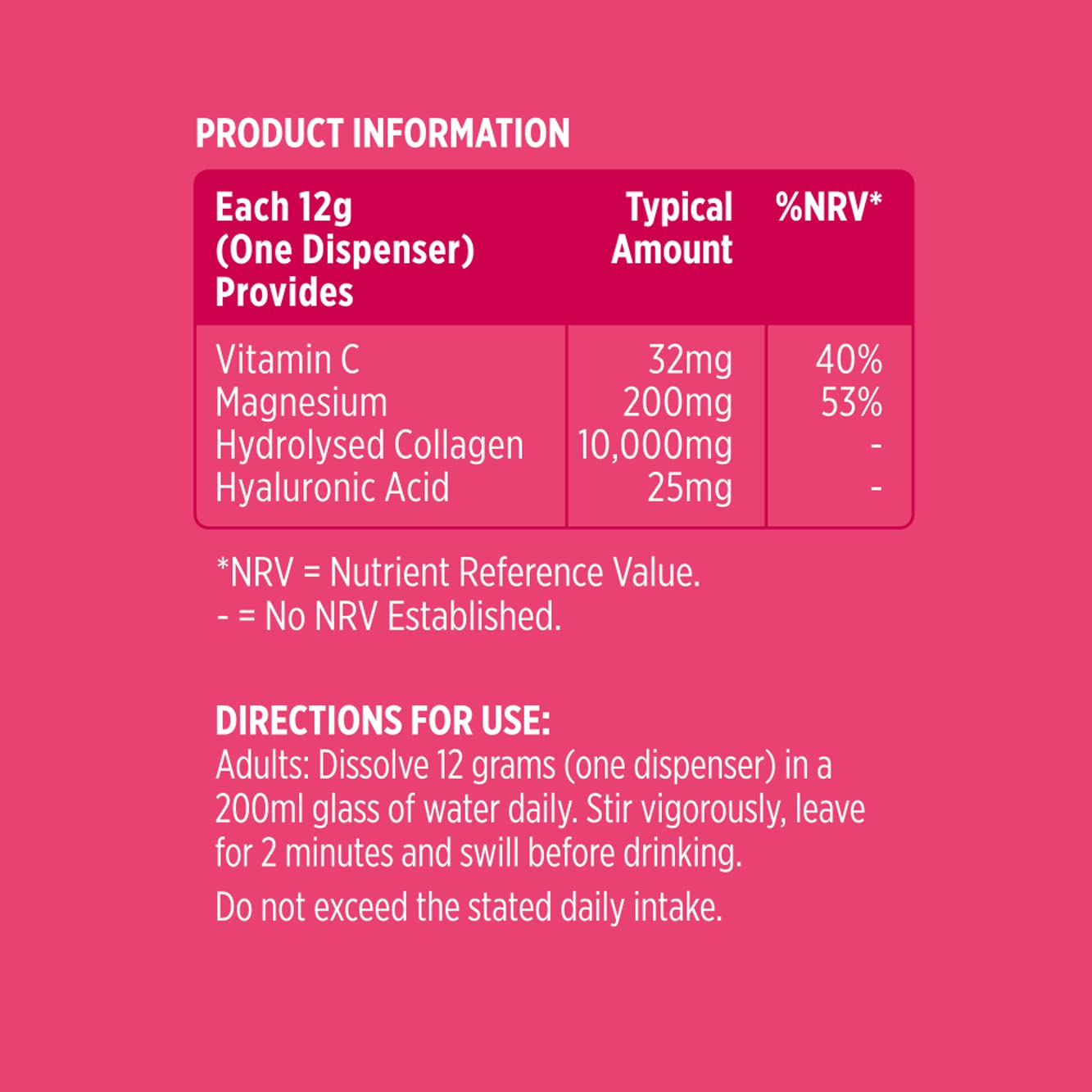 Vitawell Collagen Total Beauty Powder | 200g Lemon Flavour Hydrolysed Collagen Powder Vitawell