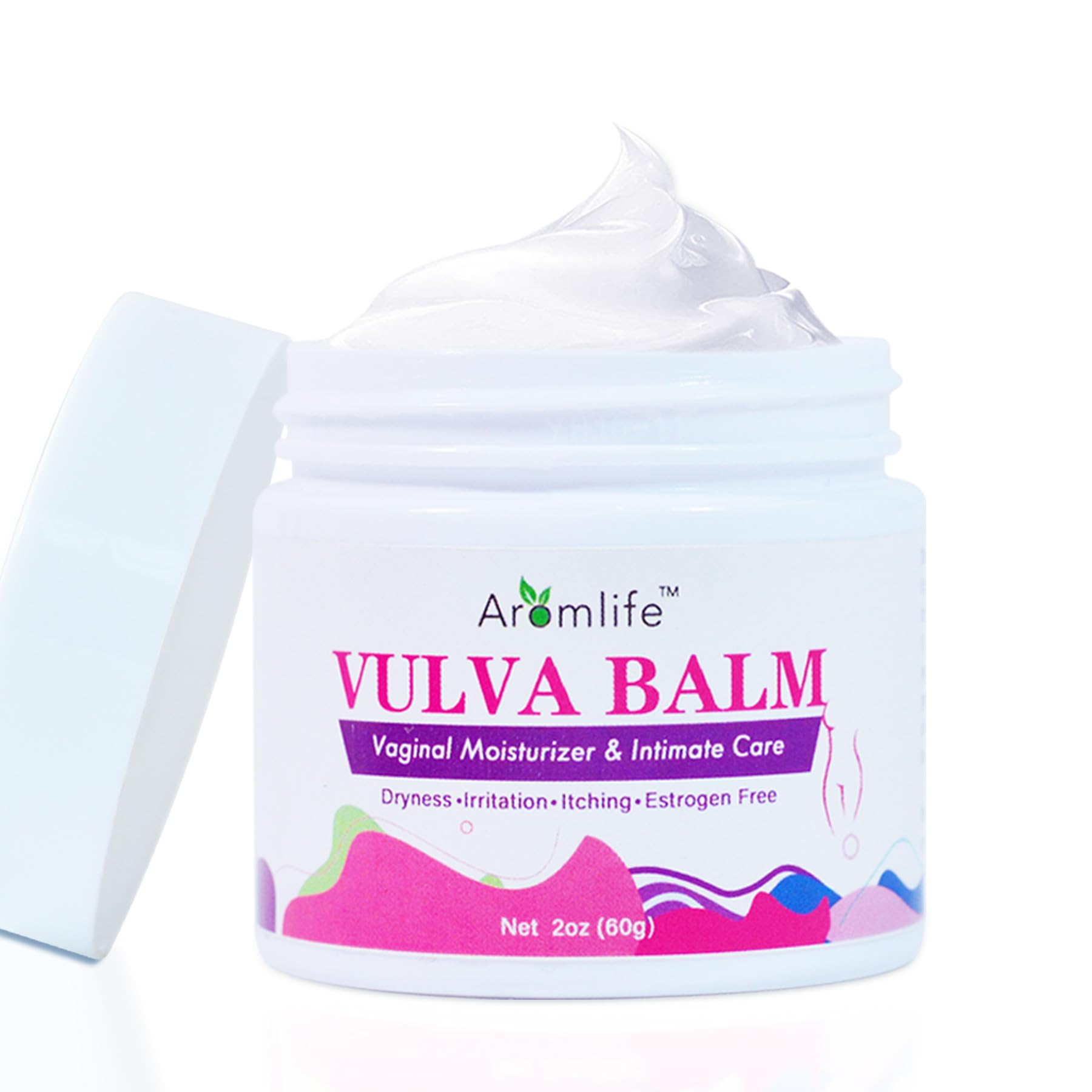 Aromlife Vulva Moisture Balm Cream, for Female Dryness Cure and Support Itching Irritation, Aromlife