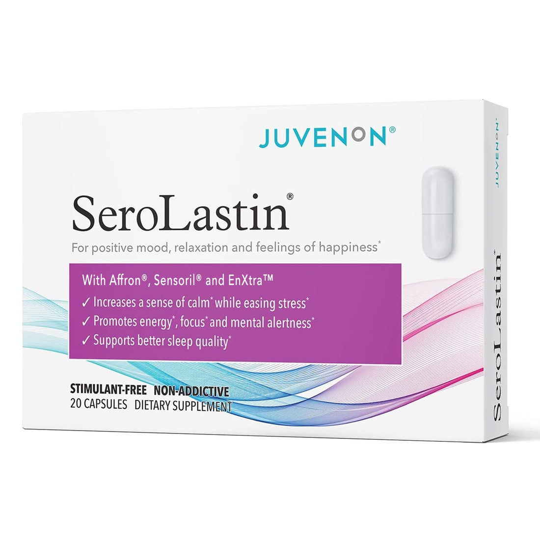 Juvenon Menopause Supplements for Women Mood Support, Hot Flashes Relief, Peri