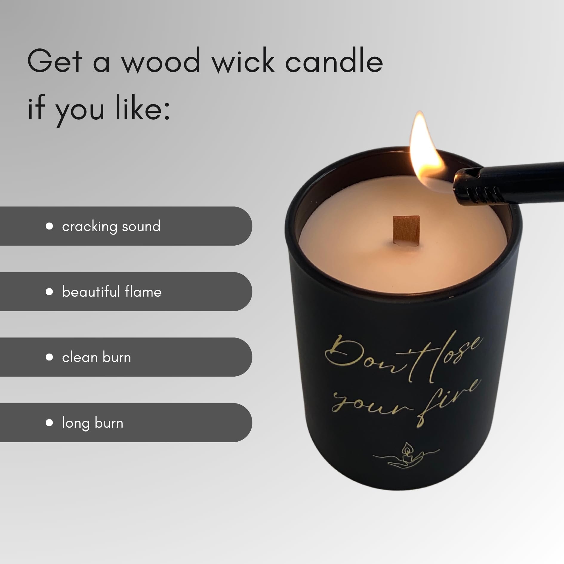 100% Natural Soy Wax Candle, Valentines Day Gifts for Women & Men, Candles for Home Lomilla