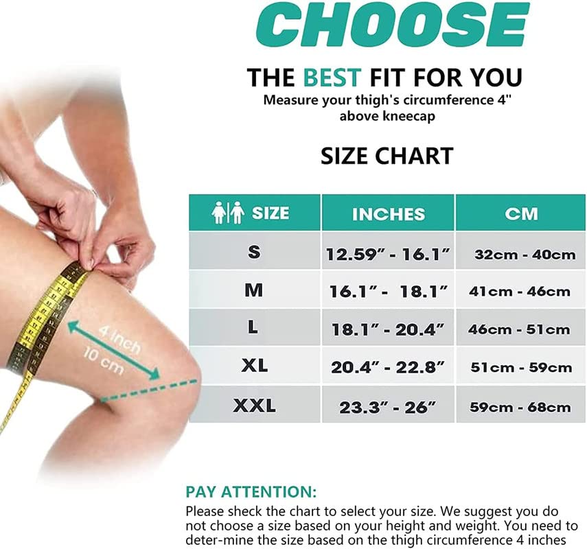 KNEECA Tourmaline Acupressure Selfheating Knee Sleeve, Tourmaline Acupressure Self XTRYTRUI