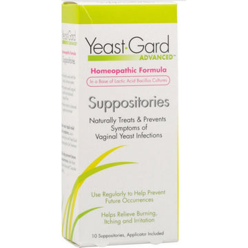 YeastGard Advanced Suppositories, 10-Count Boxes (Pack of 3)