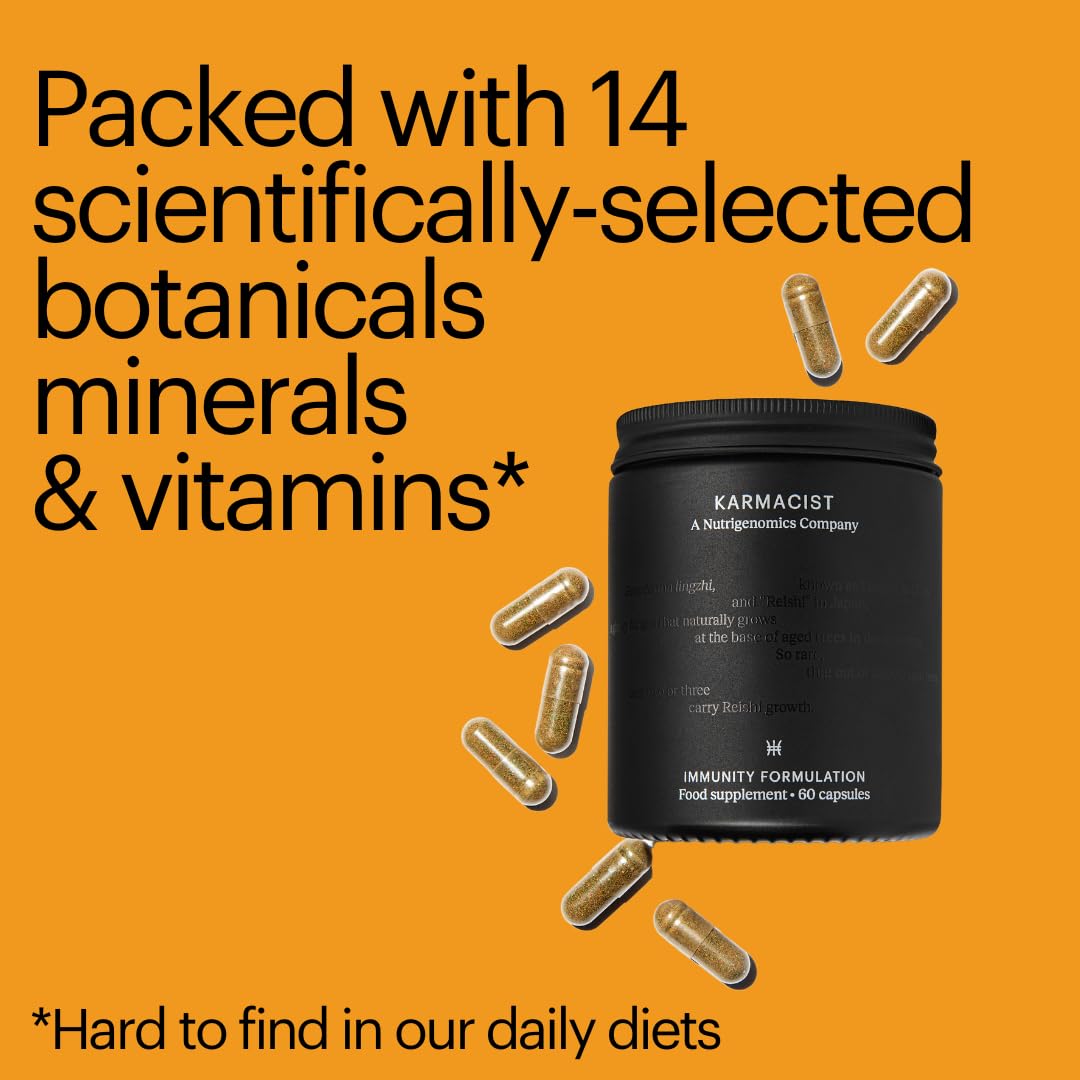 Immunity System Booster Supplement Promoting Natural Defence with Reishi & Amla Karmacist